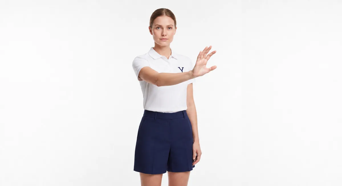 Batten pocket in American Sign Language