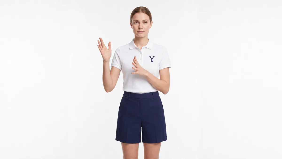 Jib halyard in American Sign Language