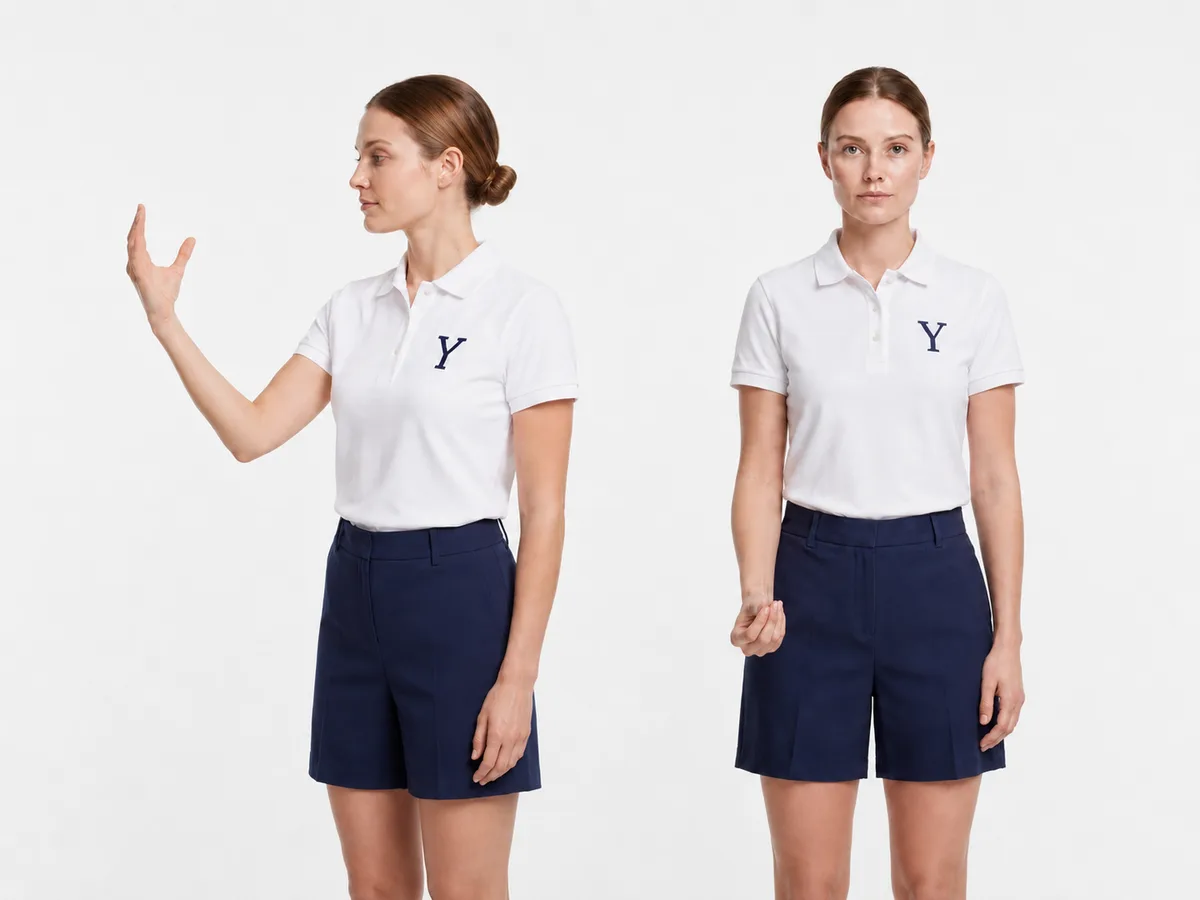 Helmsman in American Sign Language