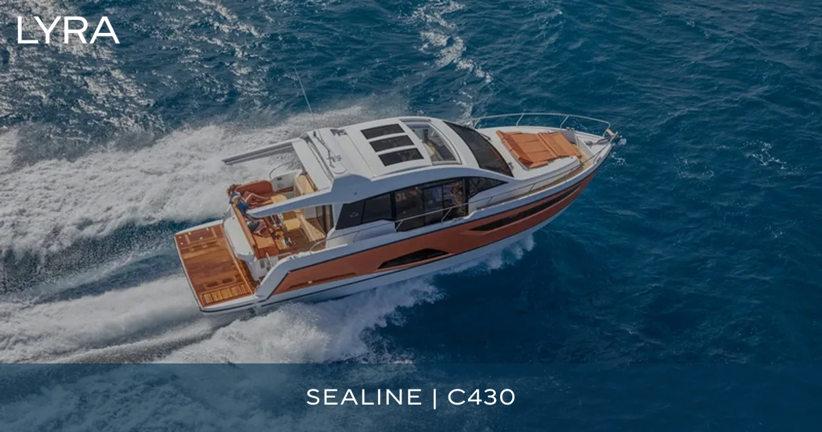 Sealine C430, one of the catalogue examples discussed in the article.